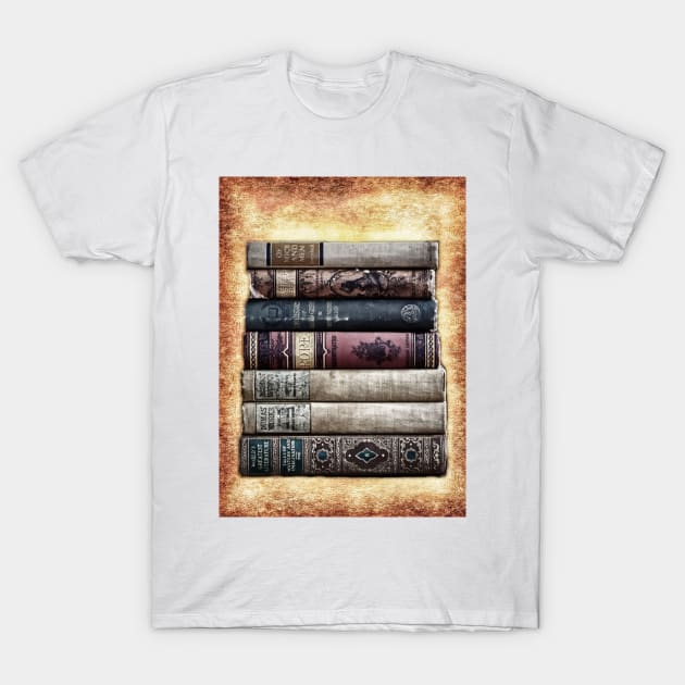 Classic Book Collection T-Shirt by JimDeFazioPhotography